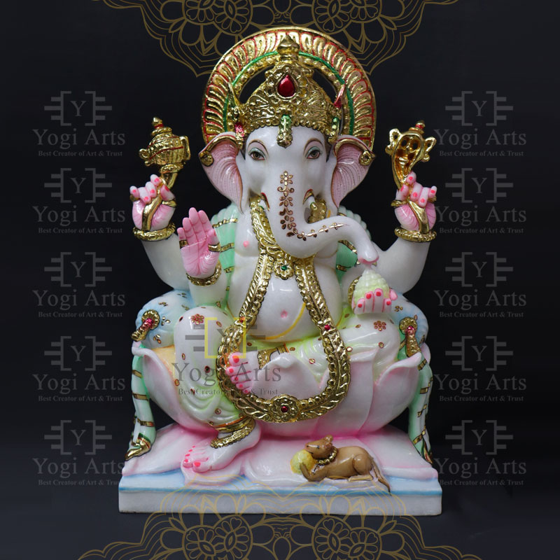 Marble Ganesha/Ganpati Statue