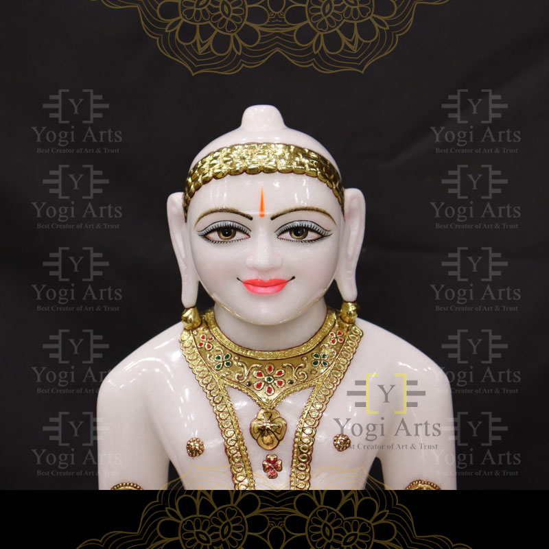 White Marble Jain Statue