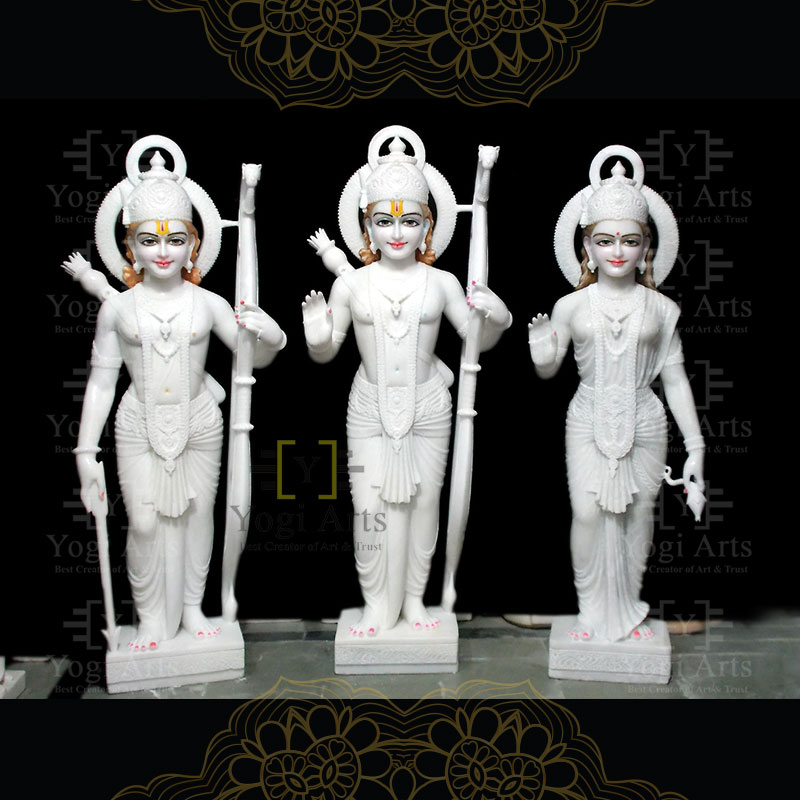 White Marble Ram Darbar statue